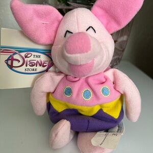 Disney Pink and Yellow Piglet Stuffed Animal